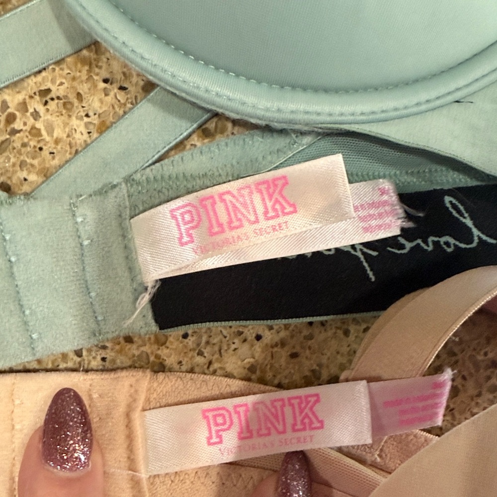 Victoria's Secret Soft Green and Soft Cream Bras - Picture 2 of 7